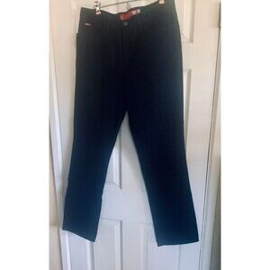 NWOT Vintage Black Guess Men's 100% Cotton Coupe Cut Jeans USA Size 34 (34 x 33)